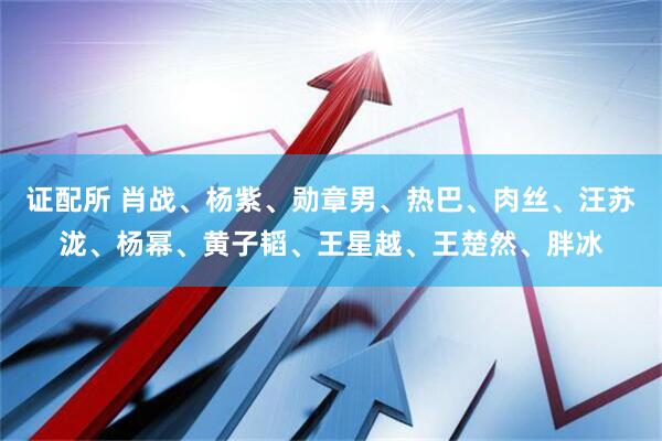 证配所 肖战、杨紫、勋章男、热巴、肉丝、汪苏泷、杨幂、黄子韬、王星越、王楚然、胖冰